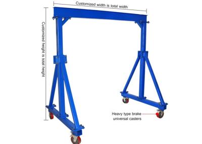 China OEM Span 3m-9m Aluminium Light Duty Gantry Crane for sale