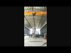 Anti Explosion 75t QB Double Beam Overhead Crane With Grab