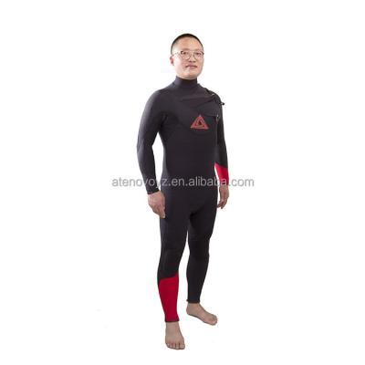 China Factory price Anti-UV men's 5/4/3mm superstretch neoprene full trunk zipper wetsuits for surfing for sale