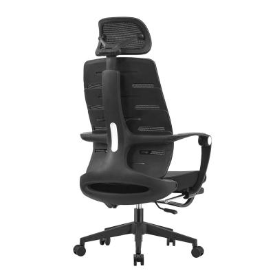 China Foshan Black Fabric Office Staff Chair Mesh Executive Ergonomic Lifting Chair General for sale