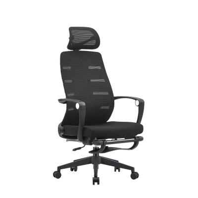 China Fabric Office Manager Chair mit verstellbarer Kopfstütze und 165° Liegestelle zu verkaufen