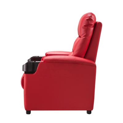 China Embalaje de correo N Cuero original silla de cine para el hogar silla de cine para el hotel asiento de cine de lujo sofá de cine en venta