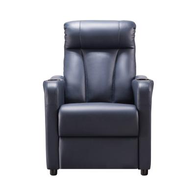 China Home Theater Chair Veranderbare Echte Lederen Theaterstoelen Met Elektrische Leunstoel Te koop