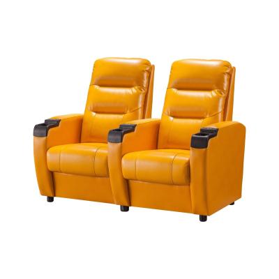 China Hospital Furniture Genuine Leather Power Electric Recliner Sofa Chair with Cup Holder for sale