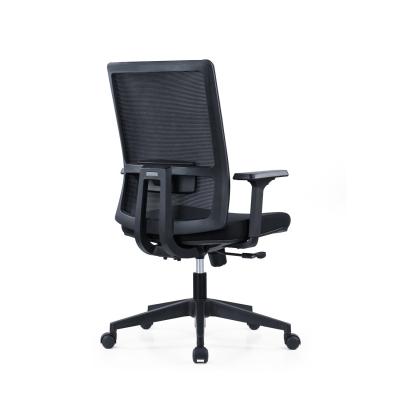 China 2023 Mesh Mid Back Recliner Office Chair with Adjustable Height and Stainless Steel for sale