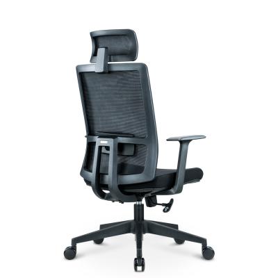 China Certificate BIFMA Modern High Back Revolving Manager Boss Chair with Seat Cushion for sale