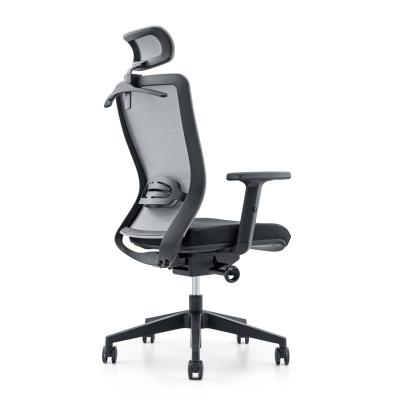 China Office Computer High Back Executive Chair with Mesh Fabric and Stainless Steel Frame for sale