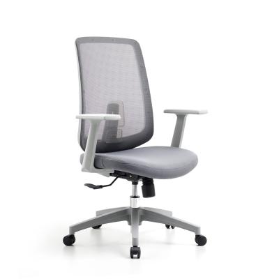 China M-062B Mid back gray swivel mesh chair ergonomic executive high back office chair for sale