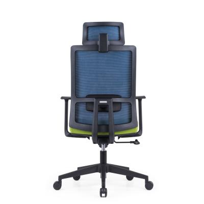 China Stof High Back Rotating Swivel Zwart Executive Office Chair Gerente Cadeira van Foshan Te koop