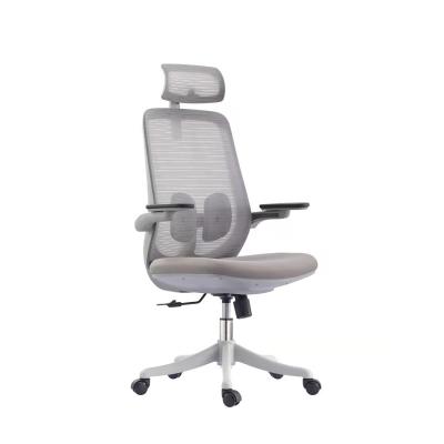 China Acero inoxidable Y-SEATER HY3616 espalda de malla gris Silla ejecutiva de oficina para jefe de oficina en venta