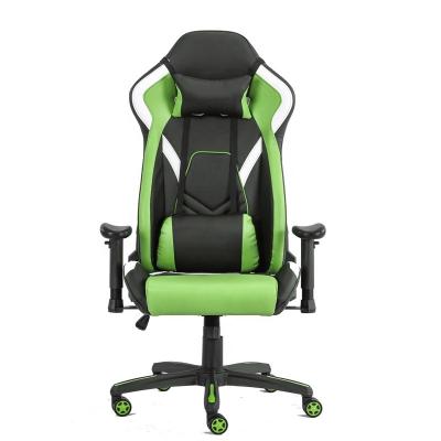 China Synthetic Leather Gaming Chair with 2D Adjustable Armrest in Traditional Design Style for sale