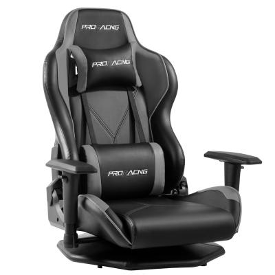 China HCYZ Gray PVC Leather Computer Gaming Chair with Rotating Design Affordable and Durable zu verkaufen