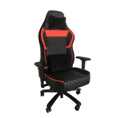 中国 Affordable Gaming Chair Ergonomic Leather Swivel Recliner Racer Sport Furniture Black 販売のため