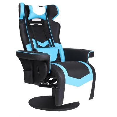 中国 Modern Design Racing Style Leather Swivel Gaming Chair with Cup Holder and Footrest 販売のため