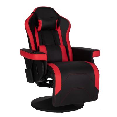 중국 ODM Luxury Gaming Chair With Cup Holder Red Racing Style Leather Ergonomic Seat Swivel Office Sofa 판매용