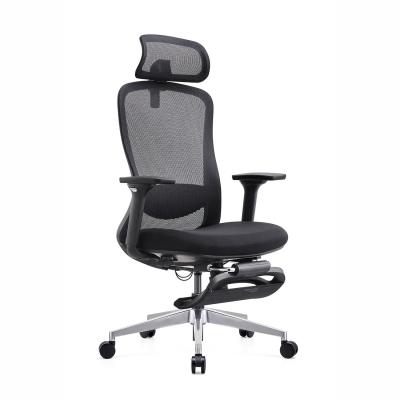 China Comfortable Foshan Mesh Office Chair with 4D Adjustable Ergonomic Design and Footrest à venda