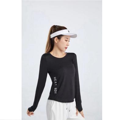 China Various Quick-drying Top Quality Women Slim T-shirt Long Sleeve Fitness Sportswear for sale