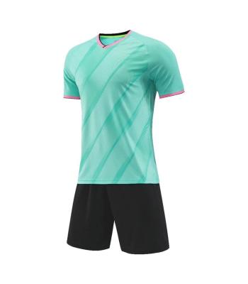 China Breathable Hot Selling Adult Training Suit Can Print Logo DIY Light Panel Soccer Suit Student Soccer Match Training Suit for sale