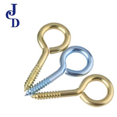 China Hard Carbon Steel Galvanized Welded Eye Screw for sale