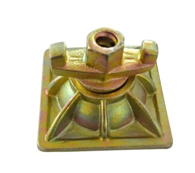 China Formwork Accessories Concrete Wall Formwork Threaded Rod Dome Plate Swivel Wing Nut for sale