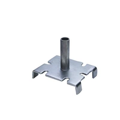 China Formwork Accessories Scaffolding Parts Adjustable Hollow U Head Jack Base for sale