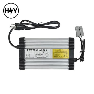 China Electric Battery Charger 43.2V 10A 12S 36V LiFePO4 Battery Charger Motorcycle Moped Scooter Golf Cart Lithium Battery Charger for sale