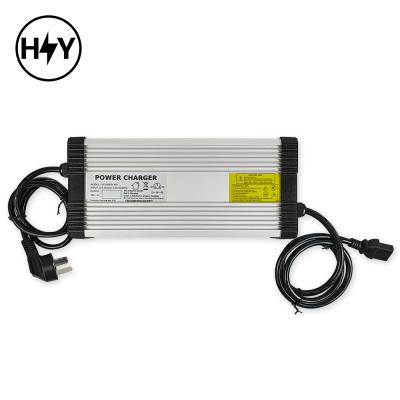 China Smart Battery Charger 43.2V 15A 12S 36V LiFePO4 Eradicator Golf Cart Power Tools Li-ion Battery Charger for sale