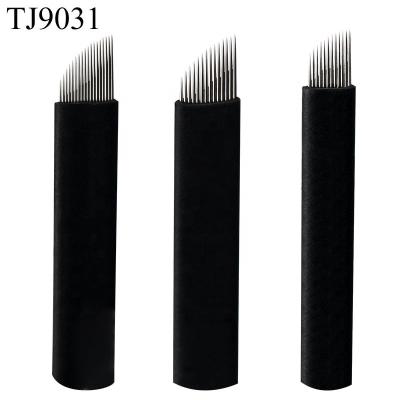 China Wholesale Disposable Sterilized Permanent Ray Micro Blading Black 0.18MM Constant Makeup Gamma Needle For DIY Tool for sale