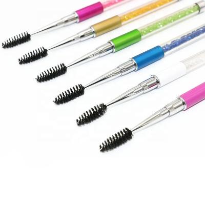 China Hot Sale Flexible Semi Permanent Makeup Brushes Tube PMU Microblading Mascara Magic Wand Micro Eyelash Extension Brush for sale