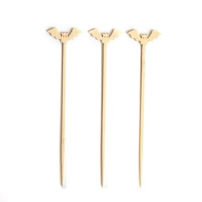 China Factory price disposable round head bamboo coffee stirrer for sale