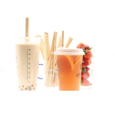 China Natural Eco-Friendly Reusable Bamboo Drinking Straw 20cm Customized High Quality Disposable for sale