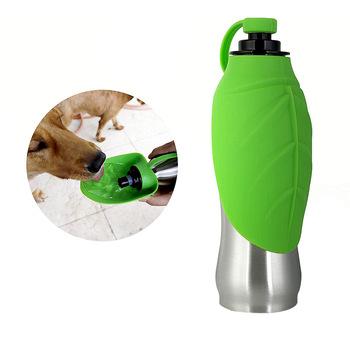 China Amazon Stainless Steel Pet Viable Hot Selling Water Bottle Increasing Dog Bottle Dog Water Bottle 600Ml for sale