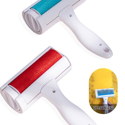 China ReusableLint Viable Self-cleaning Pet Hair Remover Rotary Pet Tool Brush Pet Fur Remover Brush for sale