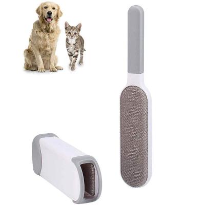 China 2020 Viable New Reusable Travel Fiber Pet Hair Remover Pet Hair Remover Brush For Dog Cat Hair Removal for sale