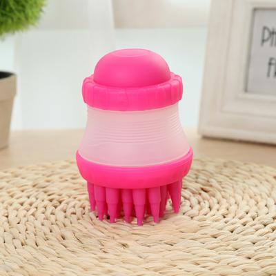 China Viable Pet Bathing Cup Pet Shower Seal Tool Pet Massage Bath Heart Shaped Cup for sale