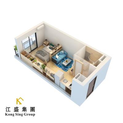 China High Rise Modern Prefab Temporary Apartment Housing High Rise Building for sale