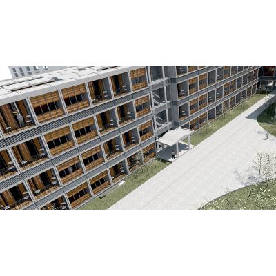 China Modern Modular Prefab Dormitory Building Student Accommodation Building For Sale for sale