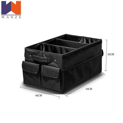 China Durable Dustproof Foldable Cube Belt Car Organizer in Storage Box with Lid for sale