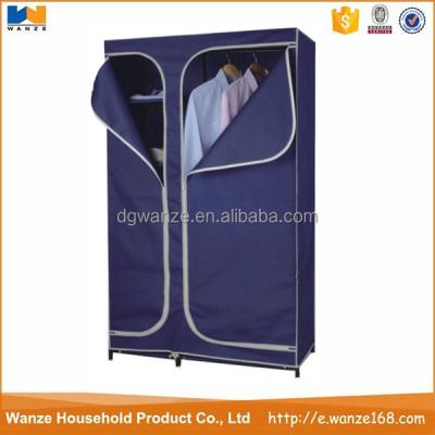 China Guangdong Cheap Blue Foldable Modern Design Kids Bedroom Wardrobe Furniture Design Wholesale for sale