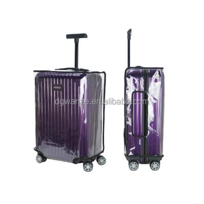 China Foldable Travel Trolley Luggage Bag Plastic Cover Luggage for sale