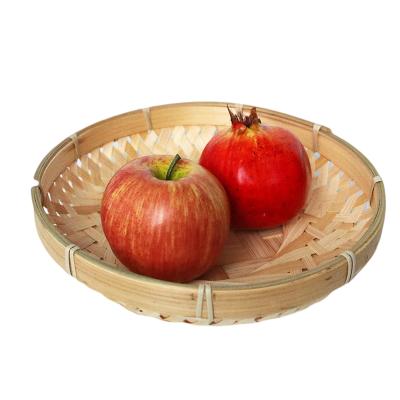 China Eco-friendly waterproof handmade natural bamboo fruit basket for sale