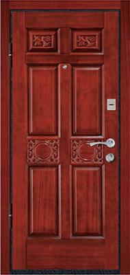 China Italy steel wood security armored door for sale