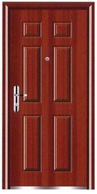 China ABNM-GMF01 fireproof steel wood armored door for sale