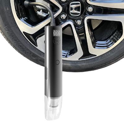 China Portable Car Vacuum Stop Light 16L/Min 10kPa Emergency Tire Pump Digital Smart Rechargeable Cordless Auto Inflator for sale