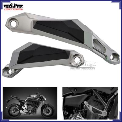 China CNC Aluminum 6061 and POM BJ-FS-MT07 CNC Sliders Crash Protector Motorcross Sight Slider For Yamaha MT07 13-15 for sale