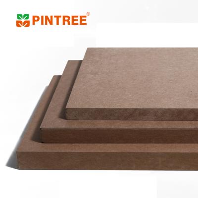 China Custom Size Moistureproof Hot Selling MDF Board Plain MDF 18mm Medium Raw Board Density MDF Board For Furniture for sale