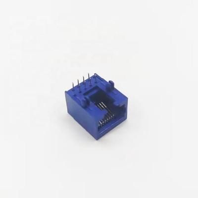 China PCB Ethernet Socket PCB 5622-1X1-8P8C Modular Jack Female Connector RJ45 for sale