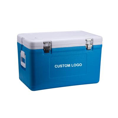 China PP 55L Medical Cold Chain Cooler Box Keep Temperature 2-8 Degree 48 Hours For Blood Restore Vaccine Transport for sale