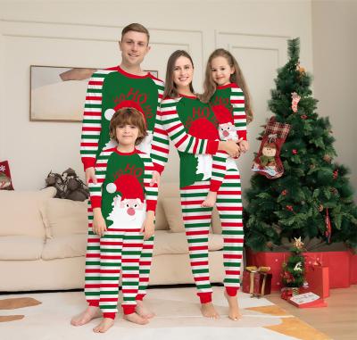 China K&Y Christmas Pajamas Breathable Family Matching Christmas Tree Printing Round Neck Long Sleeve Pajamas Home Wear for sale