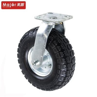 China Heavy Duty Industrial Rubber Type Caster Industry Wholesale PU Tpr Caster Truckle Swivel Wheels for sale